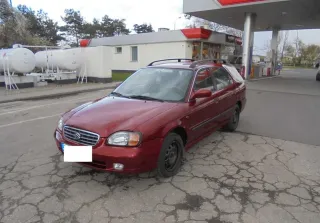 Suzuki Baleno II kombi na części 1.6 benzyna 98KM, kolor wiśniowy — zdjęcie 3